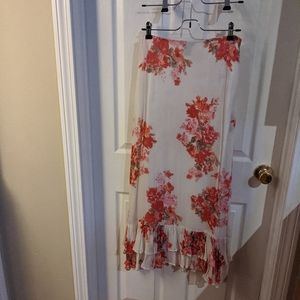 Victoria's Secret Long Semi Sheer Skirt (Size 0)